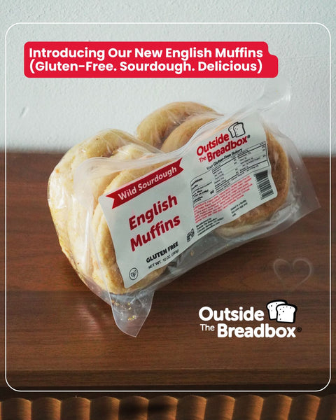 Introducing Our New Gluten-Free Sourdough English Muffins