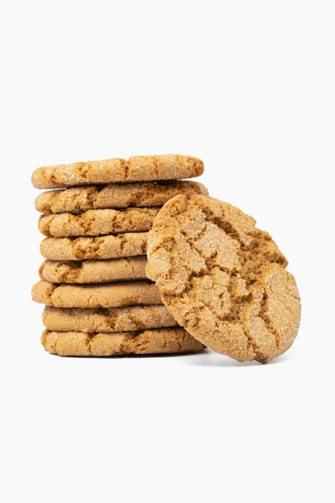 Gluten-free ginger cookies with a crisp edge and warm spiced flavor