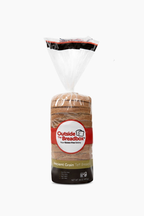 Ancient grain teff bread, hearty gluten-free loaf