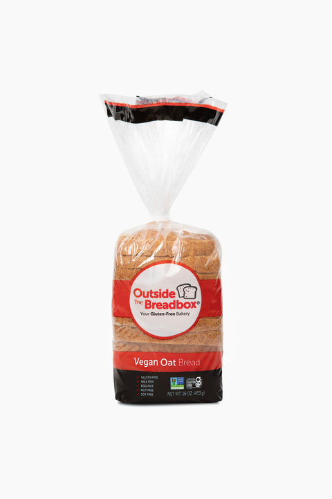 Allergen-free vegan oat bread, soft gluten-free loaf