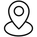Store location pin icon for Outside The Breadbox bakery