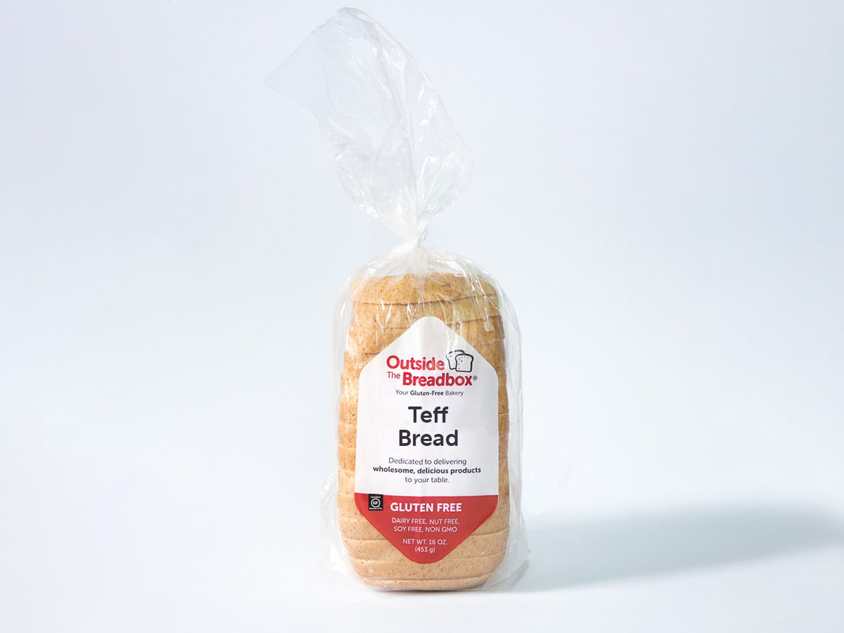 Teff Bread Outside the Breadbox